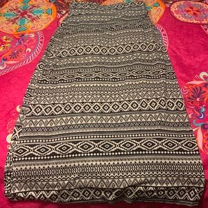 Tribal maxi skirt